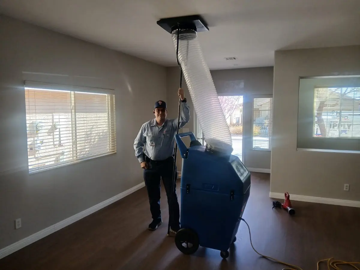Professional Dryer Vent Cleaning work inside a Paris home